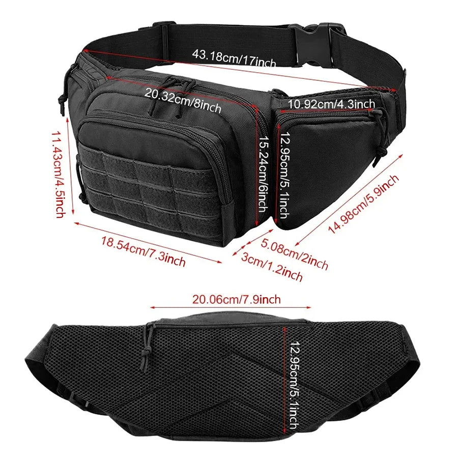 Yakeda Borsa Vita Invisibile Multifunzionale Per Esterni Kit Attrezzi Da Viaggio Sportiva Uomo In Nylon