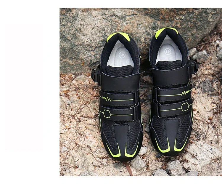 Scarpe Da Ciclismo MTB Da Uomo Traspiranti Antiscivolo Con Tacchetti Sportivi Professionali