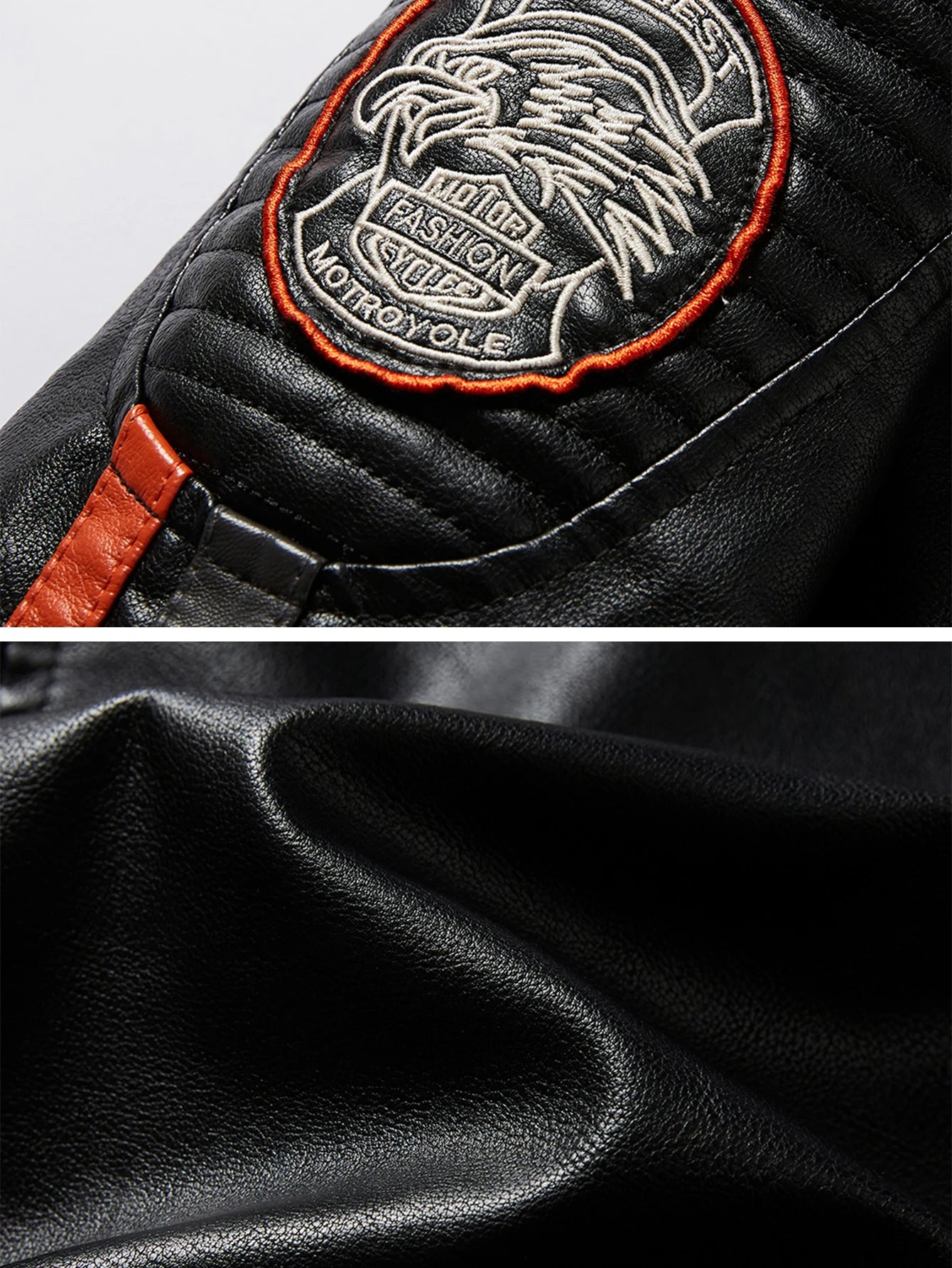 Giacca Da Moto Da Uomo In Ecopelle Impermeabile Antivento PU Bomber Vintage Di Alta Qualità