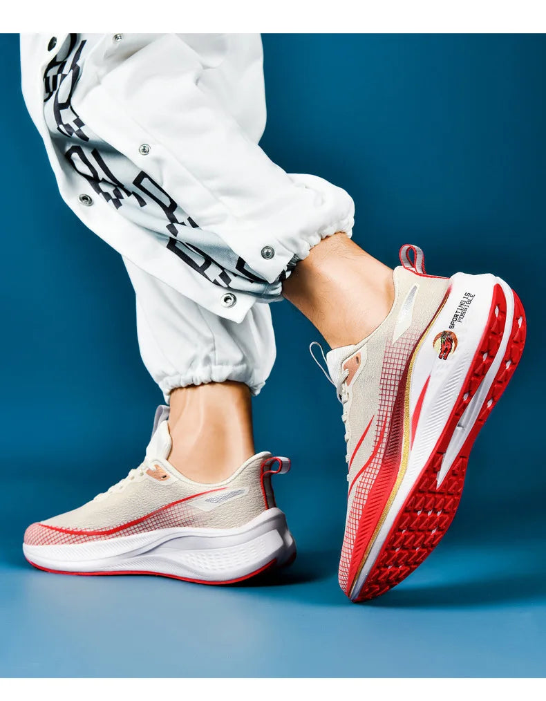 Scarpe da Corsa Sound Friction Rabbit 7PR con Piastra in Carbonio Traspiranti Leggere Sneakers Casual Unisex