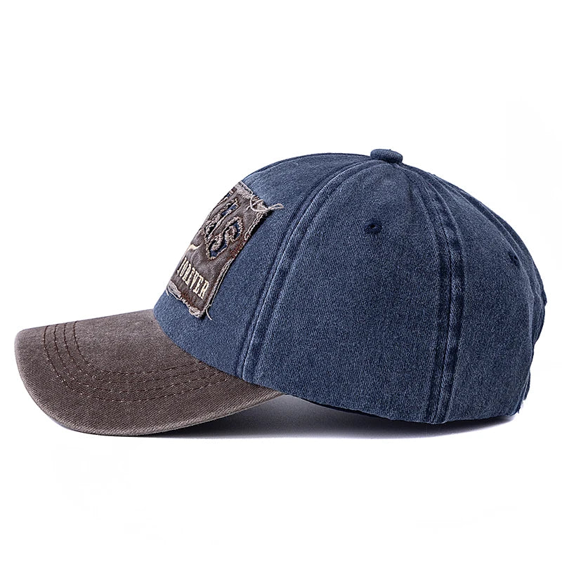 Berretto Baseball Cotone Lavato Unisex Vintage Con Ricamo Texas Motivo Animale Per Uomini Donne All Aperto