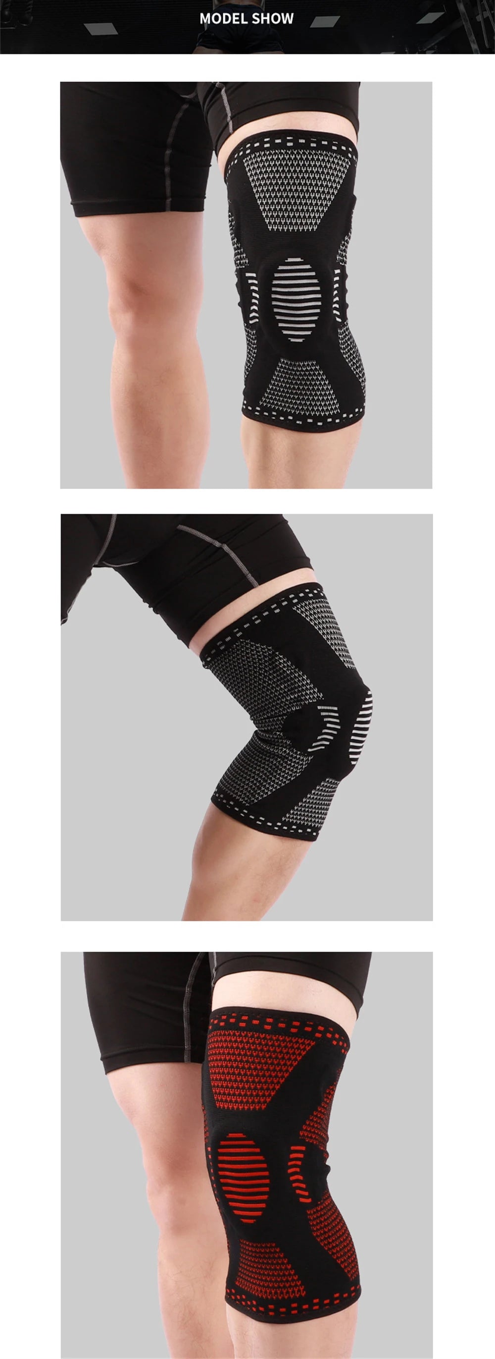 Ginocchiera Protezione Rotula In Silicone Per Atleti Sportivi Compressione Supporto Per Basket