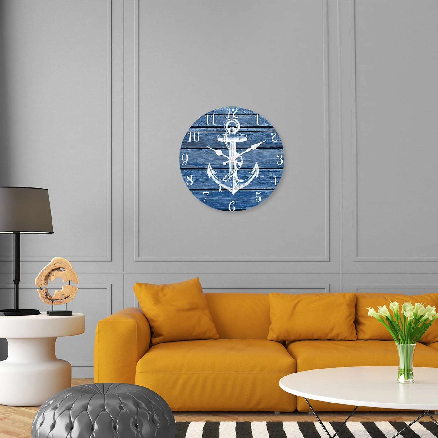 Orologio Da Parete In Legno Con Ancoraggio Retrò Decorazione Casa Orologio Quarzo Silenzioso 10 12 14 Pollici Regalo