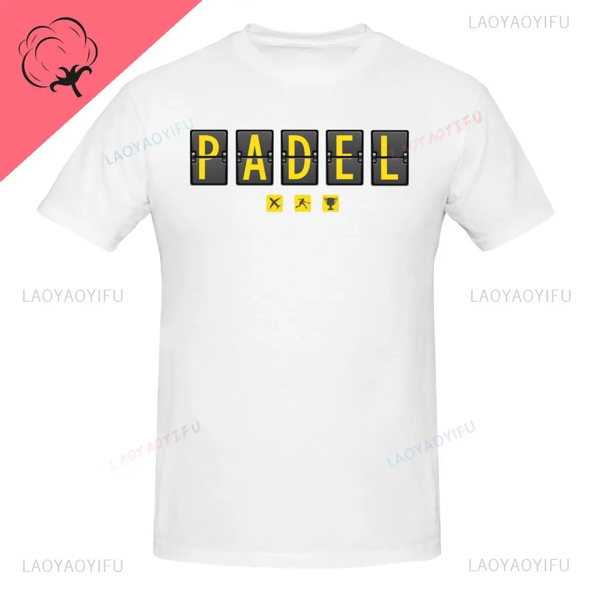 Maglietta Uomo Divertente Perdere A Padel Con Grafica Skull Anime In Cotone Traspirante Premium Estate