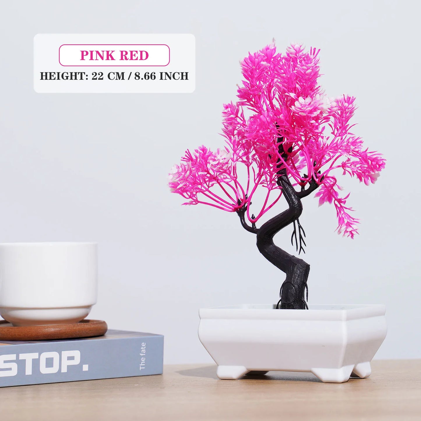 Piante Artificiali Bonsai Piccolo in Vaso Decorazioni per Casa Hotel Giardino Tavolo Fiore Finto