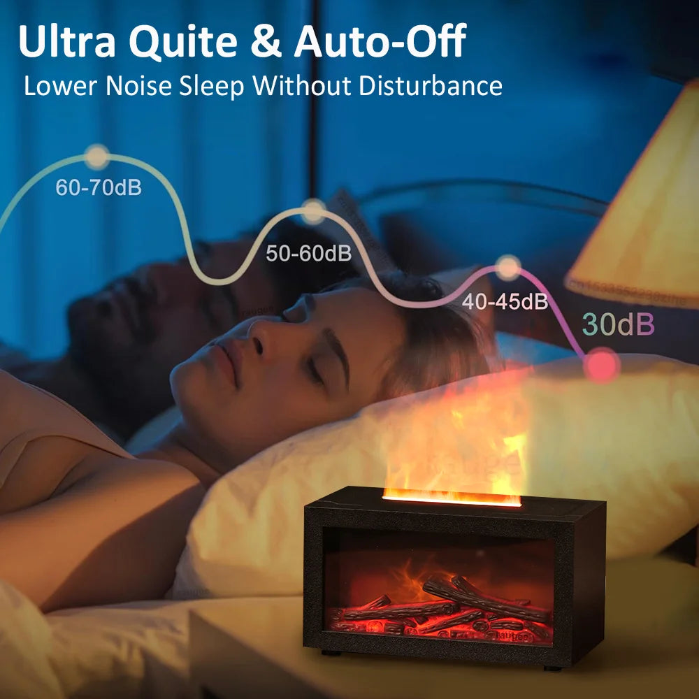 Umidificatore Aroma Diffusore Oli Essenziali Mini Umidificatore Domestico Con LED Notte Per Aromaterapia