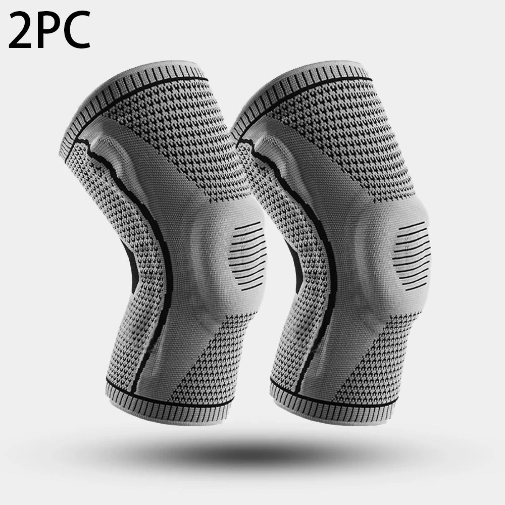 Mezza Ginocchiera Cinghia Patella Supporto Mediale Protezione Menisco In Silicone Sport Universale Per Basket E Corsa