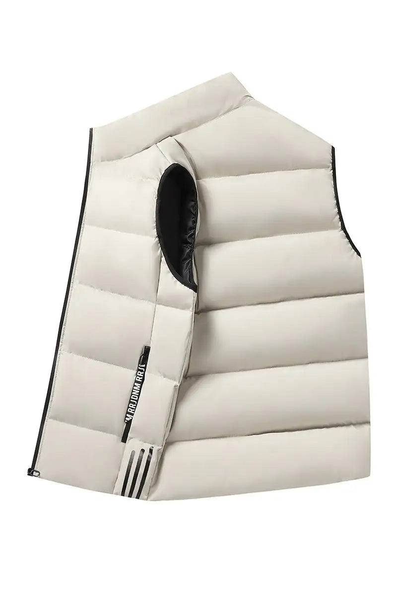 Gilet Imbottito Morbido Da Uomo Invernale Leggero Antivento Senza Maniche Capospalla Caldo Ed Elegante