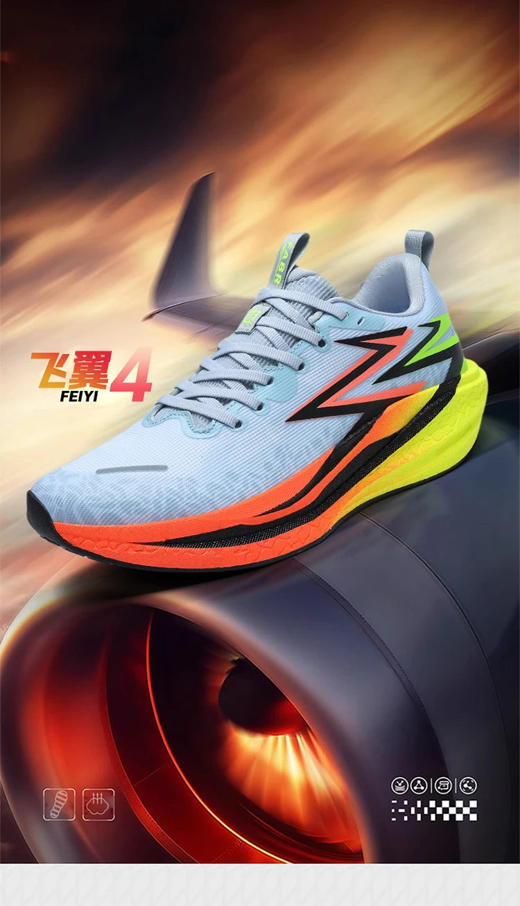 Scarpe Da Corsa Marathon Uomo Con Piastra In Carbonio Leggere E Traspiranti Sneakers Atletiche Per Donna Comode