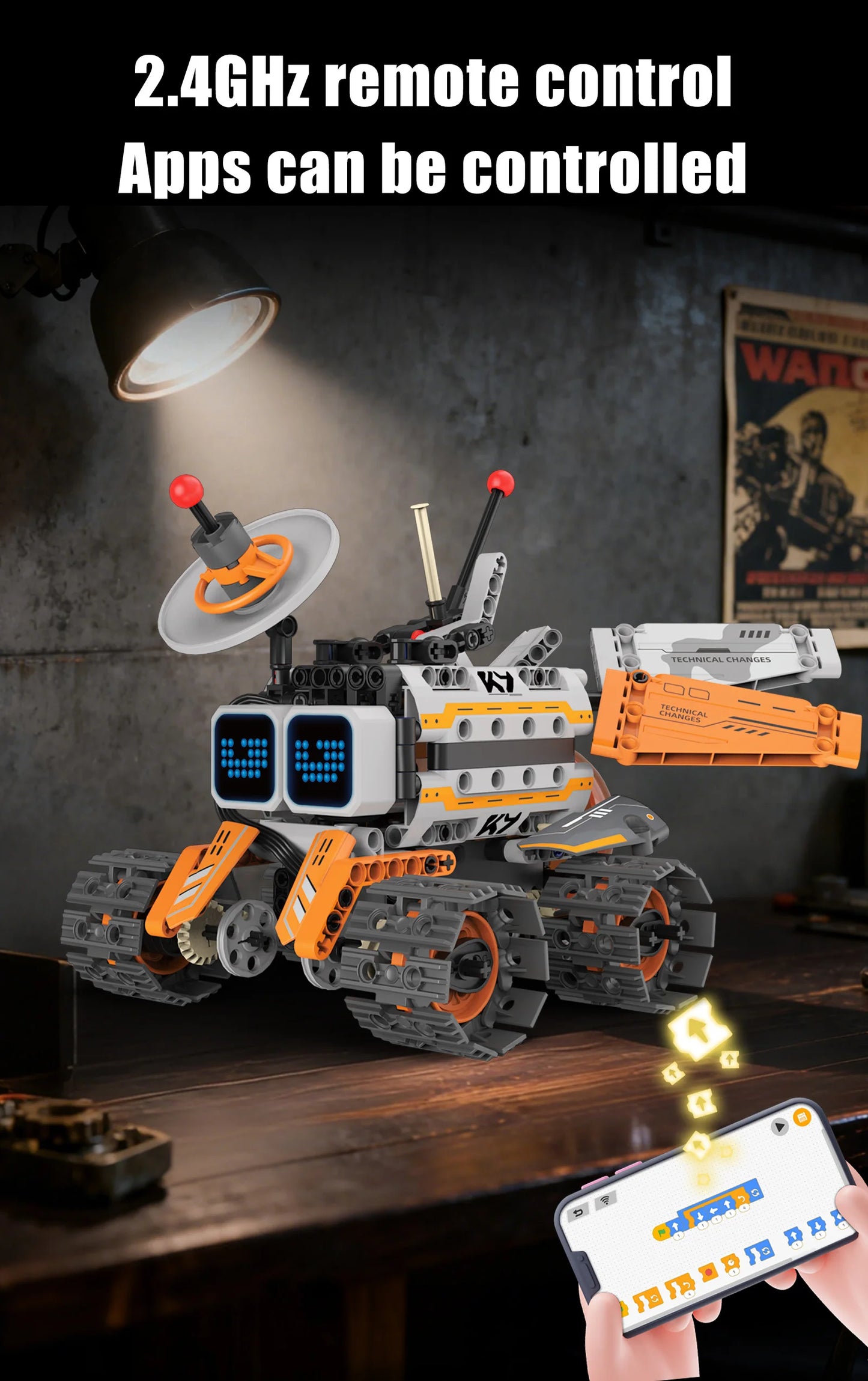 Robot Trasformabile 5 In 1 Con Display Digitale Telecomandato Per Bambini Regalo Ideale