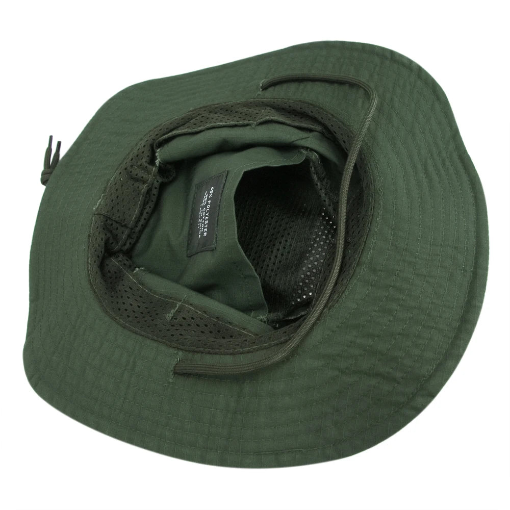 Cappello Boonie Camouflage Protezione Solare Traspirante Antivento Uomo Per Escursionismo Pesca Caccia