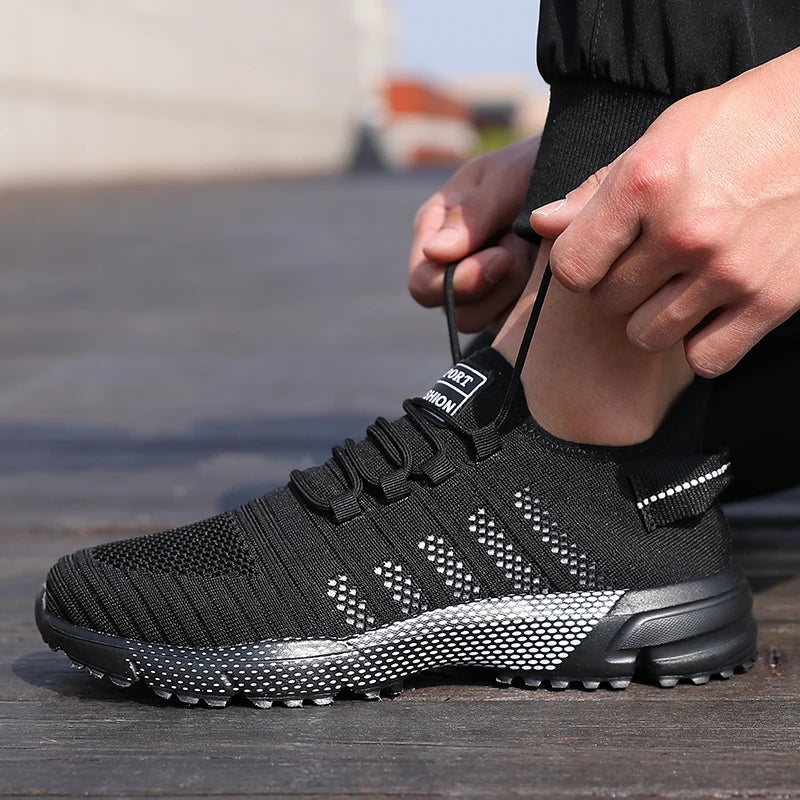 Scarpe Da Ginnastica Casual Da Uomo Mesh Leggero Traspiranti Slip On Con Suola Morbida Scarpe Da Corsa