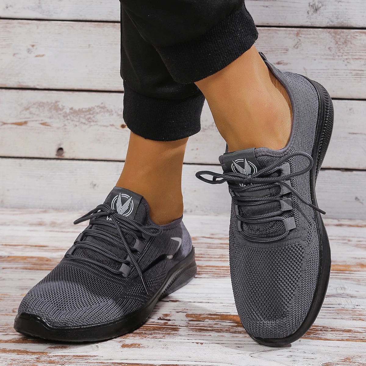 Scarpe Da Uomo Lavorate A Maglia Traspiranti E Comode Modello Nuovo Scarpe Sportive In Rete Per Primavera E Autunno