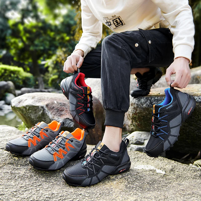 Scarpe Da Trekking Da Uomo Antiscivolo In Rete Traspirante Per Tutti I Terreni Esterni Impermeabili