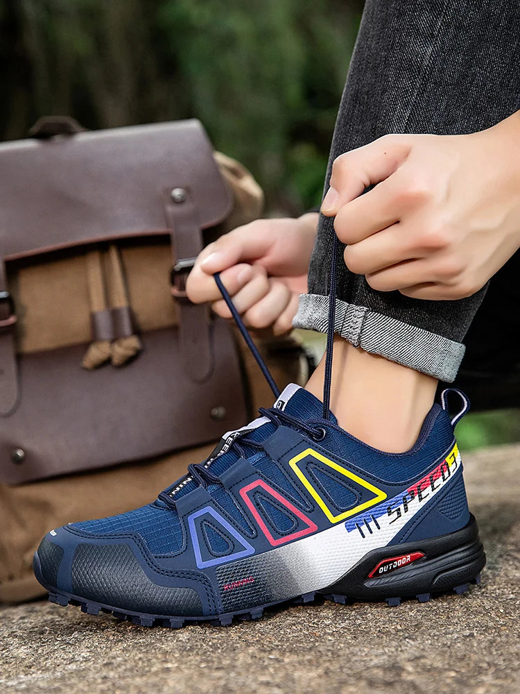 Scarpe Da Trekking Uomo Traspiranti In Rete Antiscivolo Per Terreni Misti All Aperto Resistente All Usura Esterni