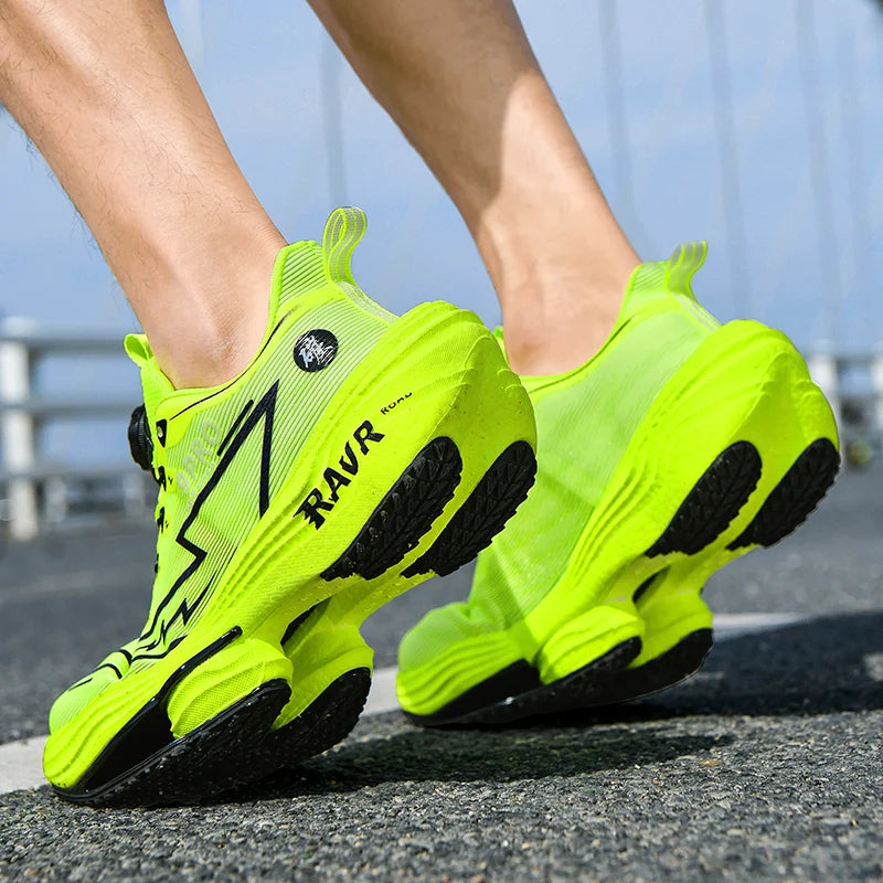 Letcomfit Scarpe Da Corsa Uomo 2025 Ammortizzazione Piastra Carbonio Scarpe Da Ginnastica Maratona Leggere Antiscivolo