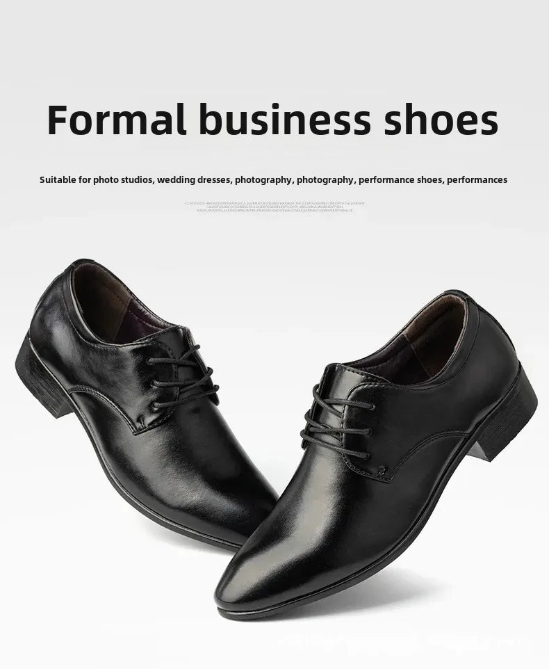 Scarpe Da Uomo In Pelle Primavera Autunno Formali Da Lavoro Punta A Punta Traspiranti Pelle Verniciata Rossa Lucida