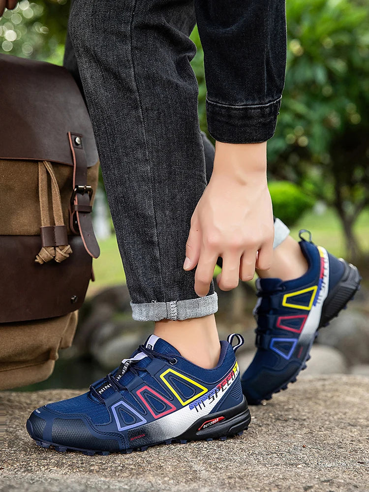 Scarpe Da Trekking Uomo Traspiranti In Rete Antiscivolo Per Terreni Misti All Aperto Resistente All Usura Esterni