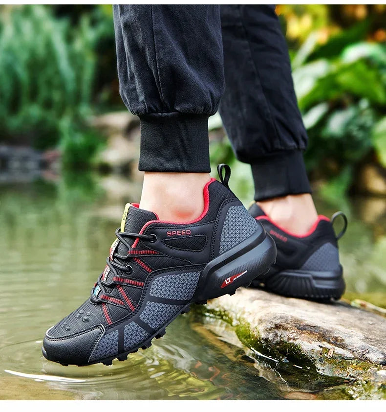 Scarpe Da Trekking Per Uomo Con Lacci Scarpe Da Montagna Per Escursionismo E Ciclismo Leggere E Resistenti