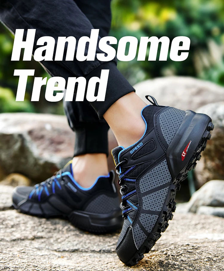 Scarpe sportive da trekking da uomo Stivali da allenamento per escursionismo impermeabili all'aperto Scarpe tattiche da caccia comode e resistenti all'usura da uomo