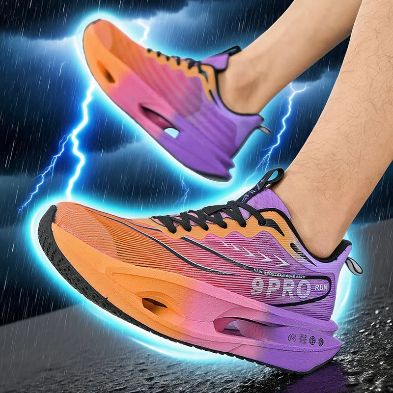 Scarpe Da Corsa Sportive Con Piastra In Carbonio Traspiranti Leggere Comfort Per Jogging Uomo Donna