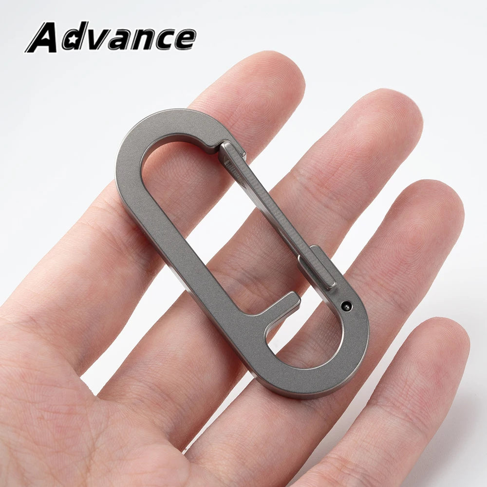 Portachiavi In Lega Di Titanio Multifunzionale EDC Set Accessori Con Fibbia Strumento Esterno