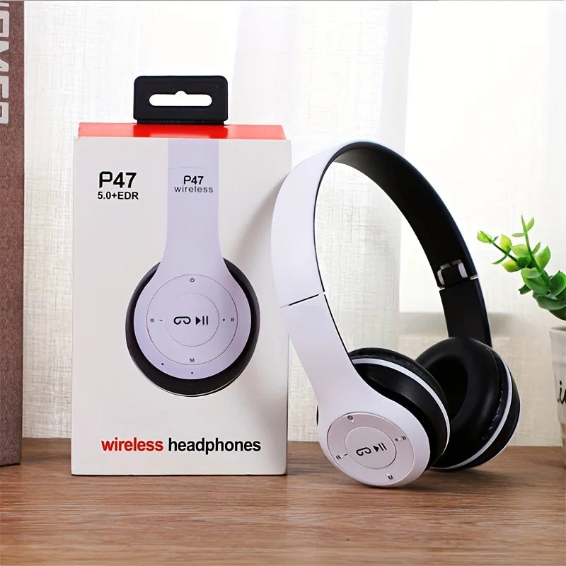 Cuffia Bluetooth 5.0 Pieghevole Senza Fili Hifi Stereo Bass Auricolare Casco per Bambini Regalo con Microfono