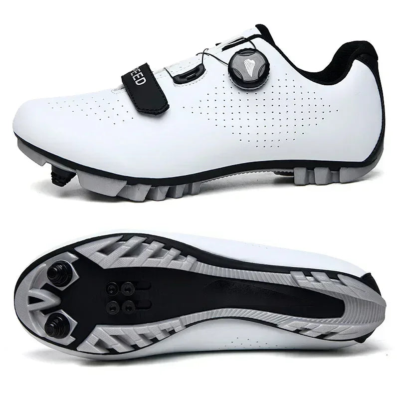 Scarpe Da Mountain Bike Da Uomo Con Attacchi Per MTB Impermeabili Traspiranti Comfort Massaggio E Aumento Di Altezza