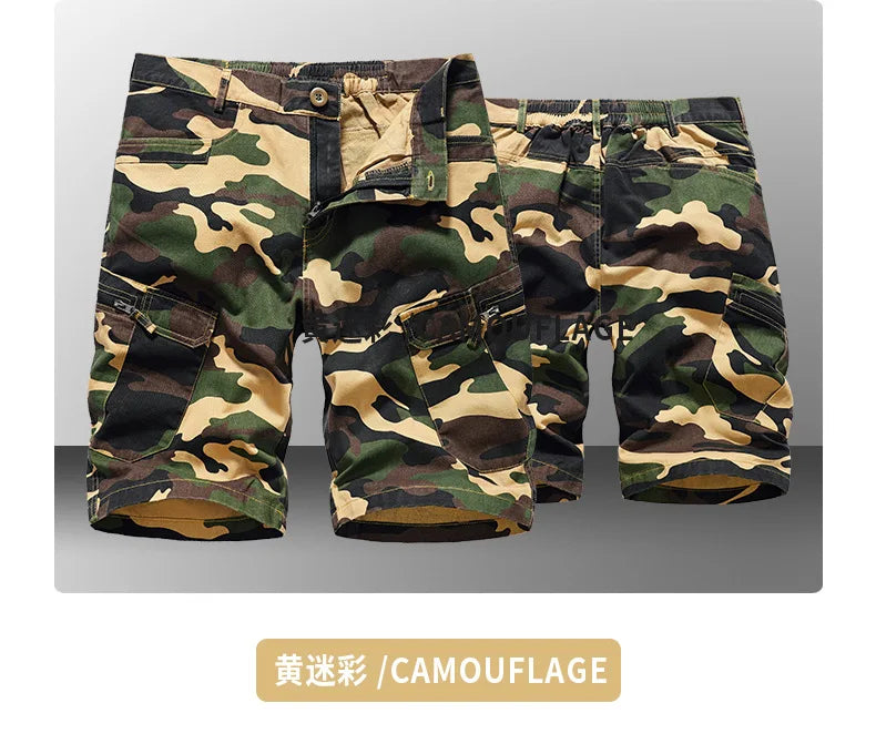 Pantaloncini Cargo Mimetici Da Uomo Con Tasche Estivi 2025 Pantaloni Corti Da Uomo Abbigliamento Maschile