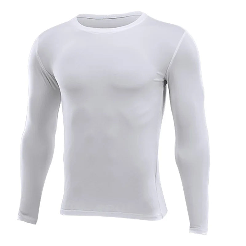 Maglia Termica Compressione Unisex Per Corsa Fitness Sportiva Maniche Lunghe Da Allenamento T Shirt Per Basket Calcio