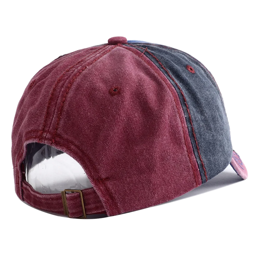 Berretto Da Baseball In Cotone Lavato Unisex Ricamo Lettera Regolabile Casual Outdoor Streetwear Cappelli Sportivi