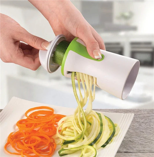 Affettaverdure a Spirale Professionale, Taglia Verdure Multifunzione per Pasta di Zucchine, Spaghetti e Noodle