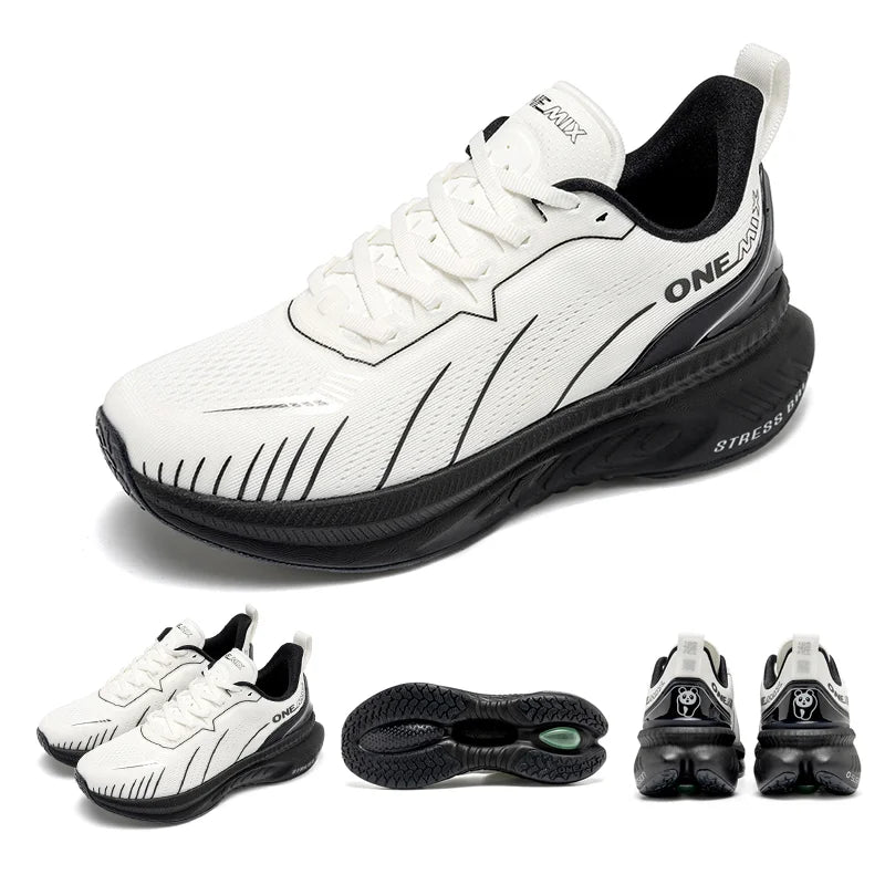 Onemix Scarpe Da Corsa Ammortizzate Da Donna Autunno Inverno Antiscivolo Con Lacci Per Corsa Intensa Danza