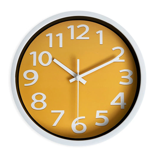Orologio Da Parete In Vetro Plastica Con Motivo Moderno Da 8 Pollici Per Soggiorno Letto Cucina Decorazione Interni Quarzo Silenzioso Regalo