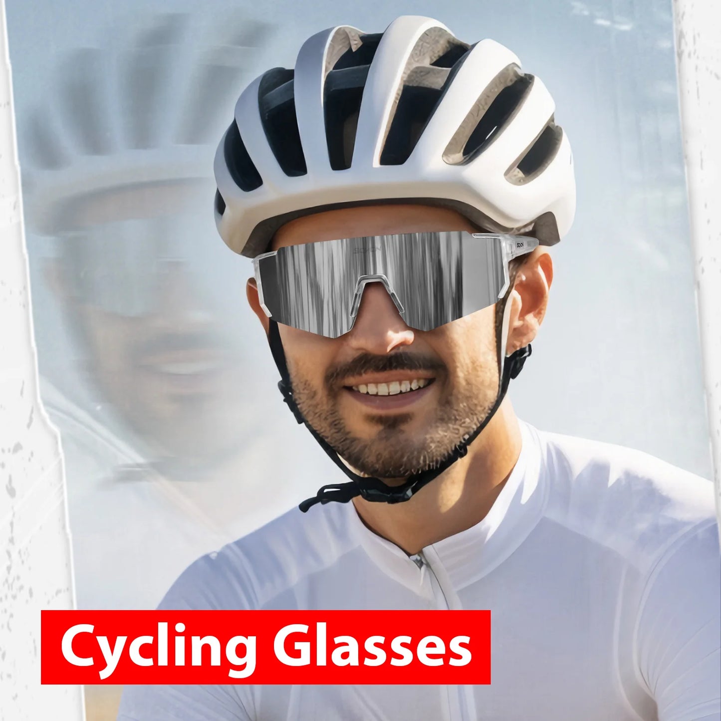 SCVCN Occhiali Da Sole Da Ciclismo UV400 Unisex Per Bici Da Strada All Aperto Sportivi