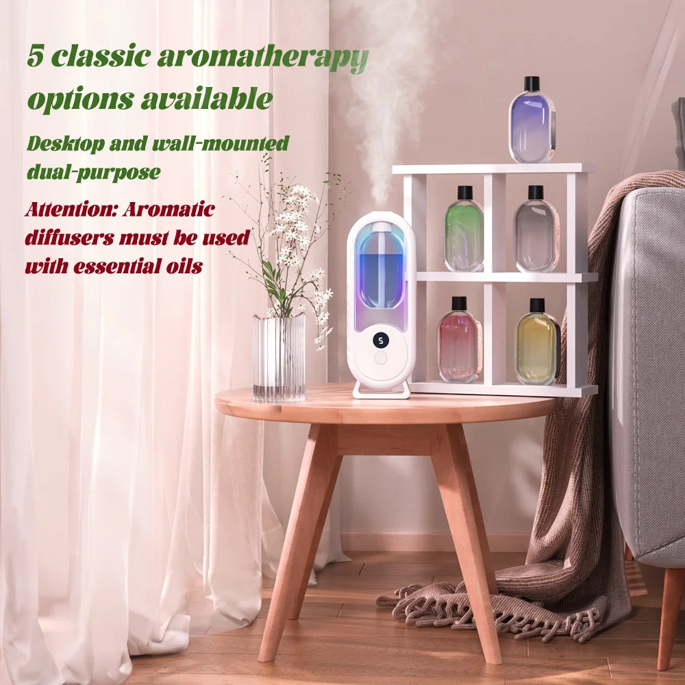 Diffusore Di Aromi Portatile Ricaricabile Per Aromaterapia Deodorante Ambienti Temporizzato In 5 Modalità