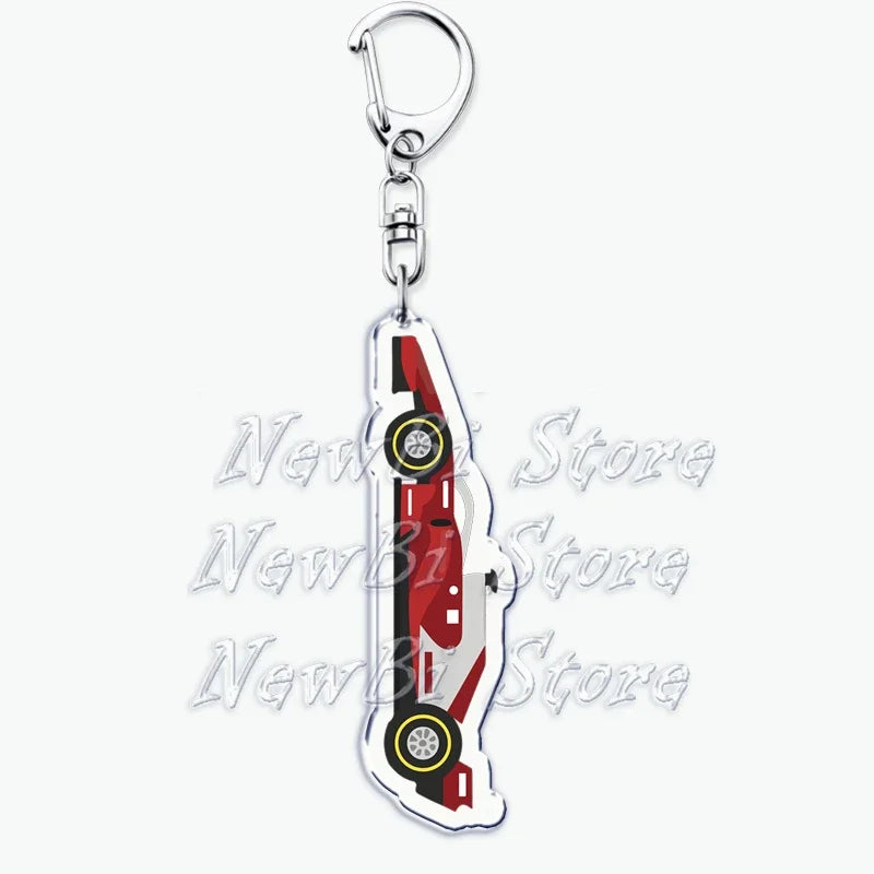 Portachiavi Con Ciondolo Per Auto Da Corsa Popolare Super Cool Per Accessori Borsa Gioielli Regali Fan Amici