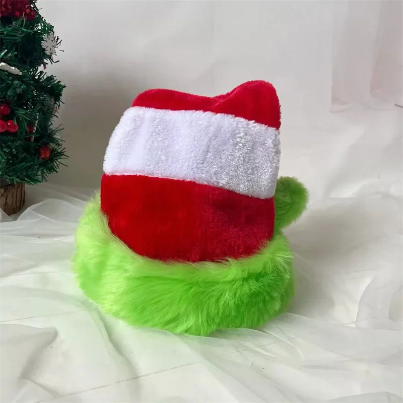 Cappello Di Babbo Natale Lungo In Peluche Unisex Rosso Per Natale Capodanno Decorazioni Festeggiamenti Regali