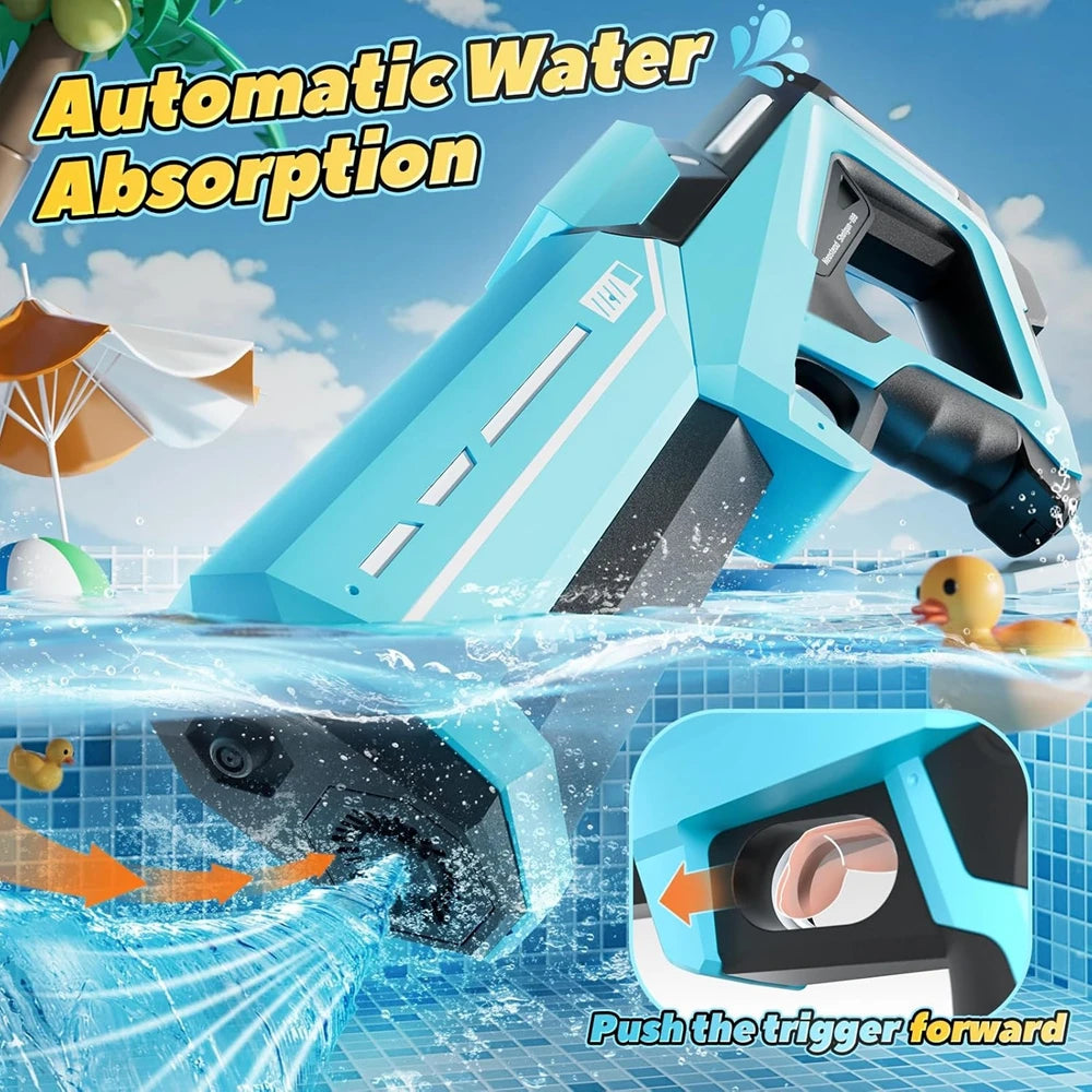 Pistola Ad Acqua Elettrica Per Bambini E Adulti Blaster Con Aspirazione Automatica Per Gioco Estivo All Aperto