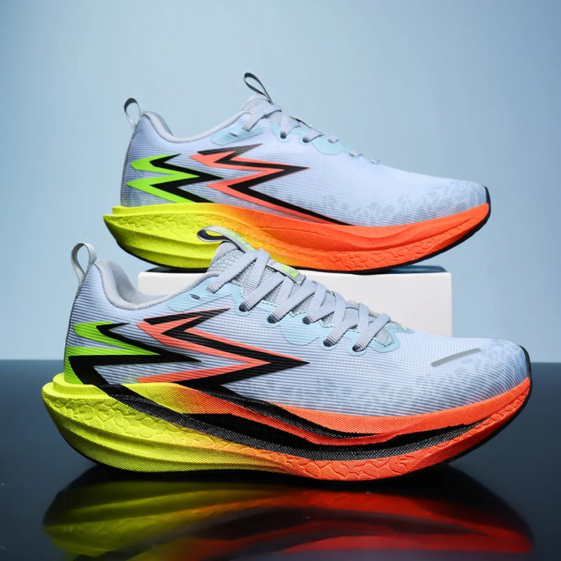 Scarpe Da Corsa Marathon Uomo Con Piastra In Carbonio Leggere E Traspiranti Sneakers Atletiche Per Donna Comode