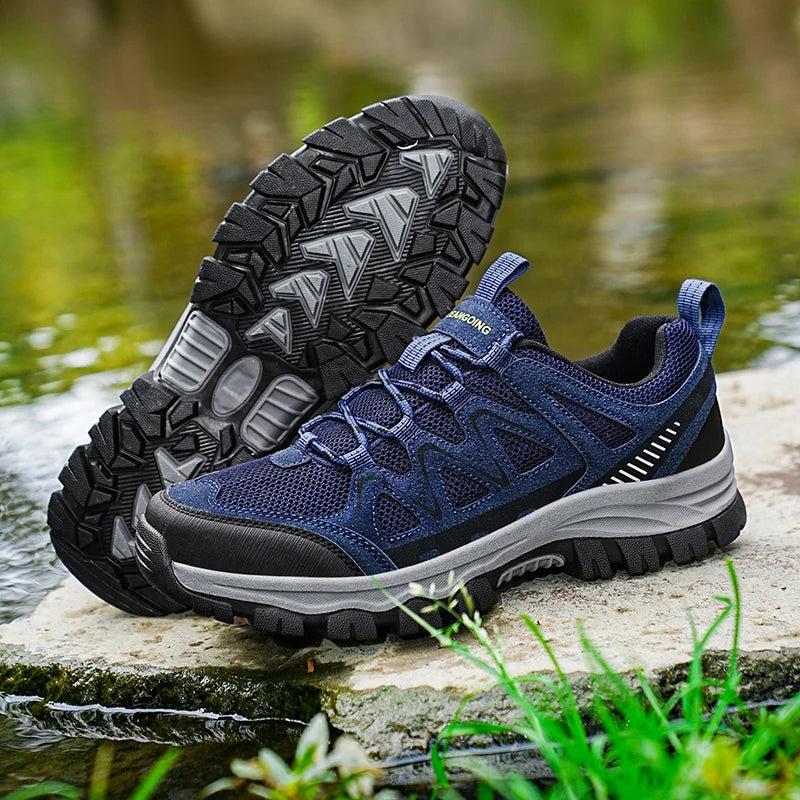 Scarpe Da Trekking Grandi Da Uomo Per Lavoro All Aperto Comode E Resistenti All Usura Sneakers Casual Traspiranti