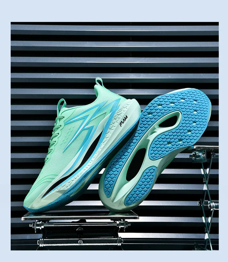 Scarpe Da Corsa Maratona Traspiranti Leggere Con Piastra Carbonio Antiscivolo Sneakers Atletiche Uomo Donna