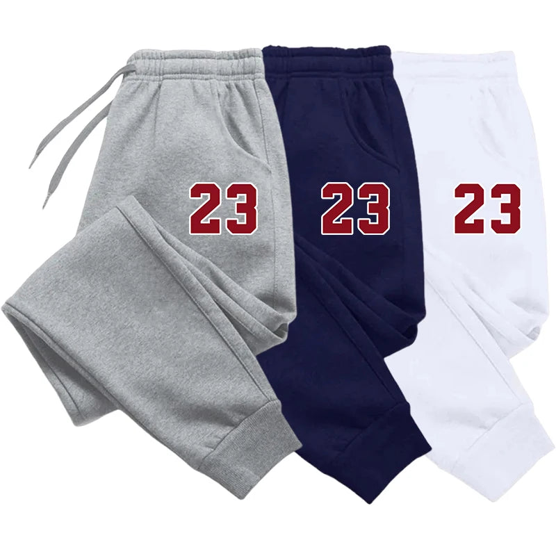 Pantaloni Sportivi In Pile Da Uomo Con Stampa Di Lusso Per Jogging Caldi Autunno Inverno