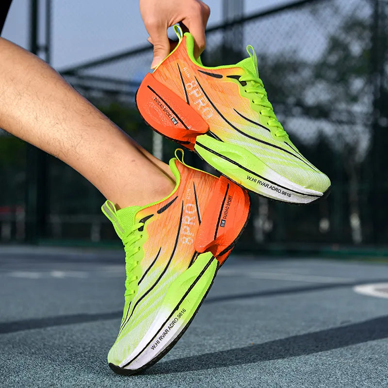 Scarpe da Corsa Sportive Unisex per Maratona Traspiranti Leggere Comode Sneakers Atletiche con Ammortizzazione ad Aria