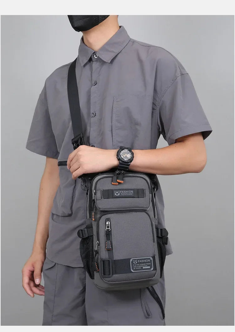 Borsa A Tracolla Uomo Multifunzionale Oxford Alta Qualità Leggera Per Viaggi E Escursioni All Aperto