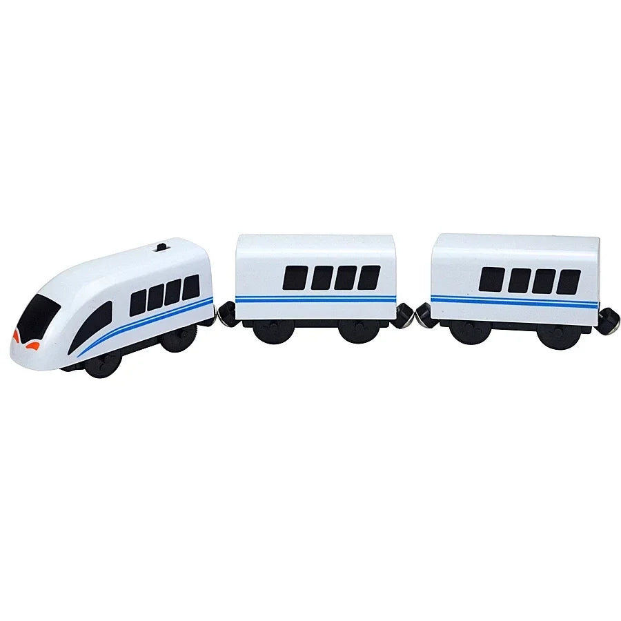 Locomotiva In Legno Magnetica Per Bambini Giocattolo Treno Con Pista Ferrovia Educativa