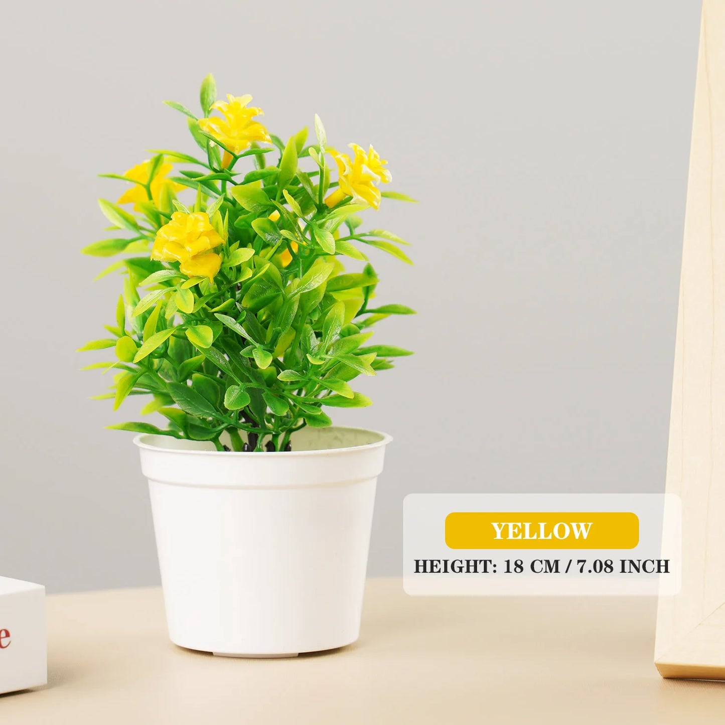 Piante Artificiali Bonsai Finti In Vaso Per Tavolo Ufficio Decorazione Scrivania Giardino Elegante