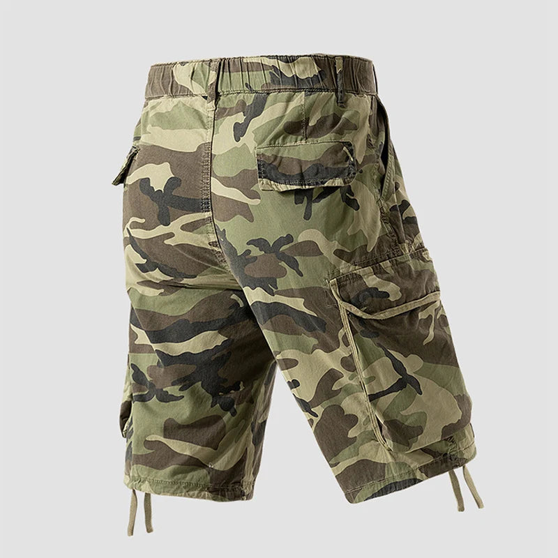 Pantaloncini Cargo Estivi Da Uomo In Cotone Con Tasche Multitasche Per Spiaggia E Tempo Libero Casual Primavera