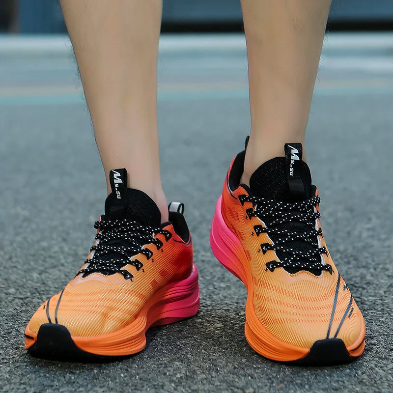 Scarpe Da Corsa Sportive Da Uomo Maratona Casual Leggere Scarpe Da Ginnastica Da Passeggio Antiscivolo Per Esterno