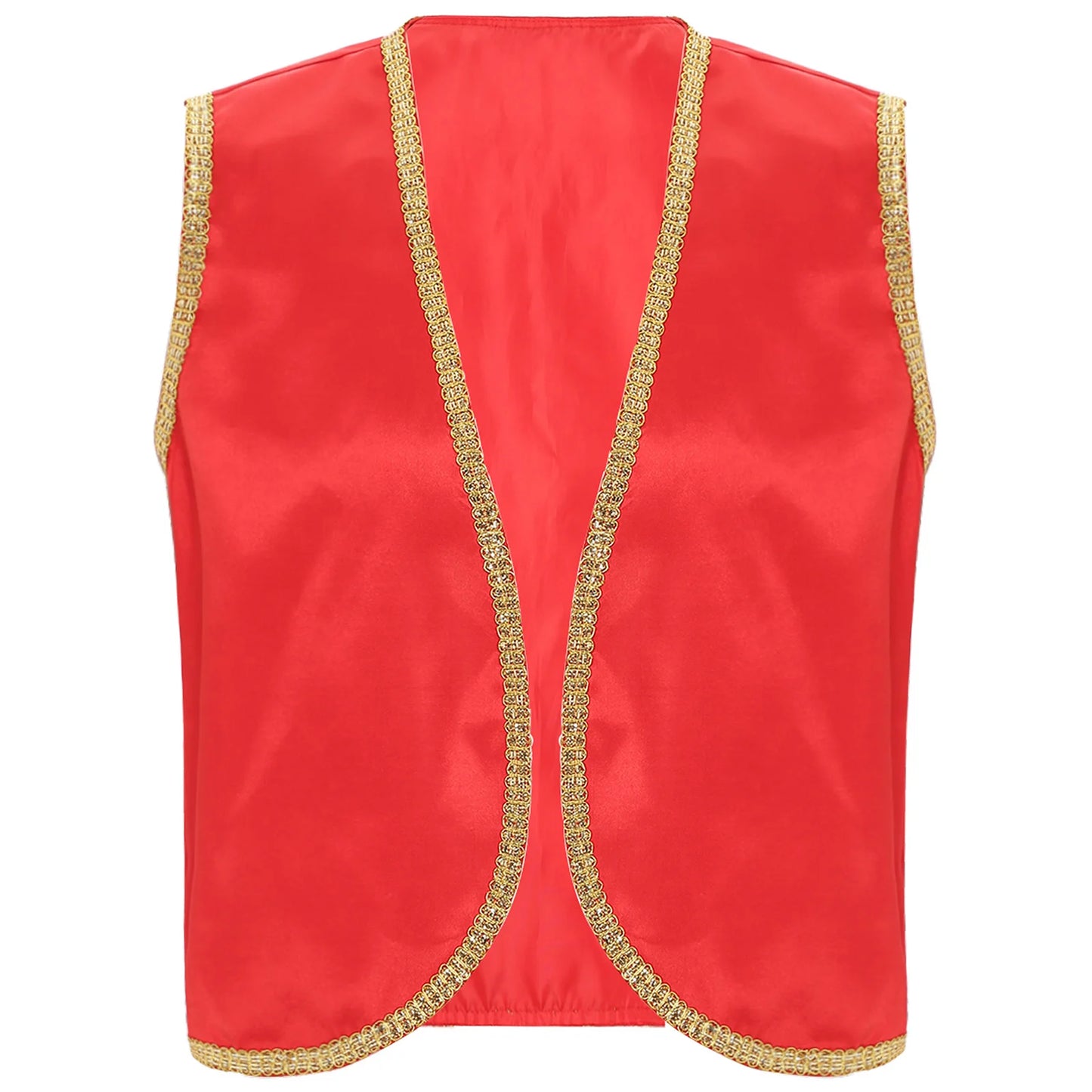 Costume Fantasy Myth Prince Aladin per adulti Gilet senza maniche e pantaloni Abito da palcoscenico per feste a tema Halloween Cosplay